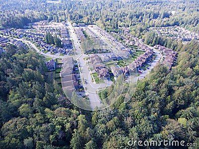 Suburban neighbourhood Stock Photo