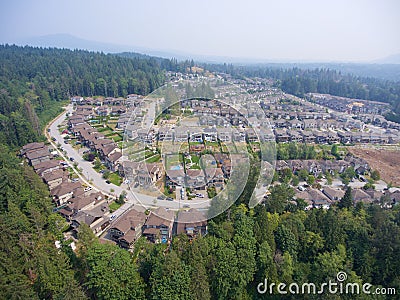 Suburban neighbourhood Stock Photo