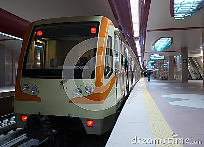 Subway Station Stock Photo