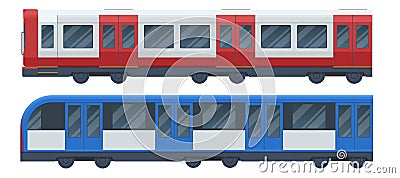 Subway underground train. Commuting passengers. High quality city transport. People Passangers In Subway. Vehicles Stock Photo