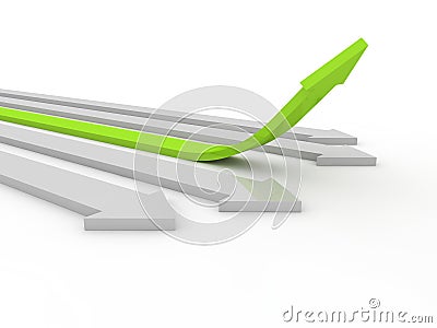 Success arrow up Stock Photo