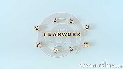 Success business team working idea or teamwork thinking together Stock Photo