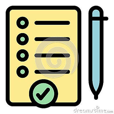 Success clipboard icon vector flat Vector Illustration