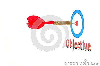 Success concept with dart arrow Stock Photo