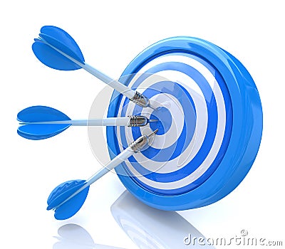 Success darts Stock Photo