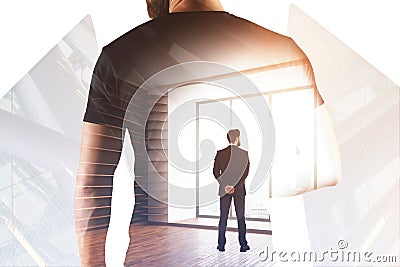 Success, employment and finance concept Stock Photo