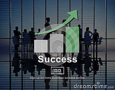 Success Excellence Accomplishment Achievement Concept Stock Photo