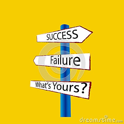 Success Failure Stock Photo