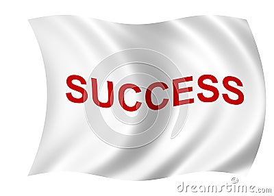 Success flag Stock Photo