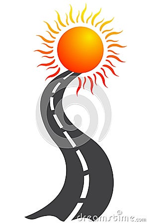 Success highway Vector Illustration