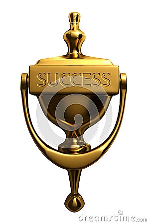 Success knocker Stock Photo