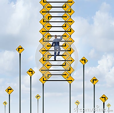 Success Ladder Stock Photo