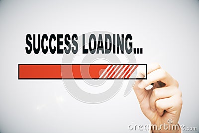 Success loading Stock Photo