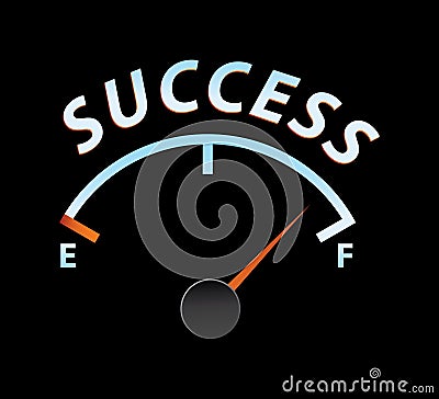 Success meter Vector Illustration