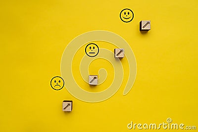 Success path concept.Conceptual image of personal growth Stock Photo
