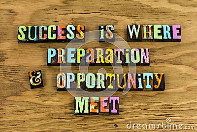 Success prepare opportunity learning education preparation challenge achievement Stock Photo