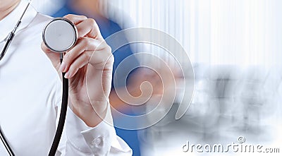 Success smart medical doctor working Stock Photo