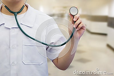 Success smart medical doctor working. Stock Photo