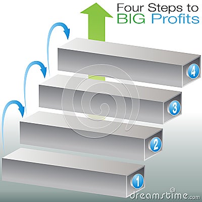 Success Steps Vector Illustration