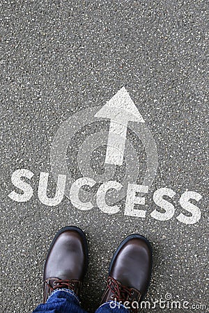 Success successful career business concept leadership plan strategy Stock Photo