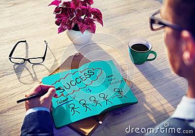 Success Talent Vision Strategy Goals Concept Stock Photo