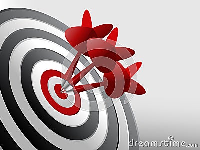 Success Target Vector Illustration