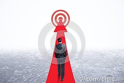 Success and targeting concept Stock Photo