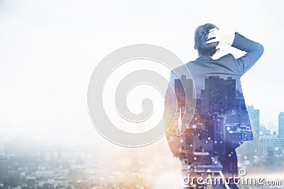 Success and think concept. Stock Photo