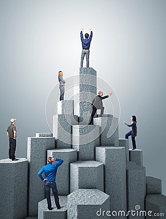 Success tower Stock Photo