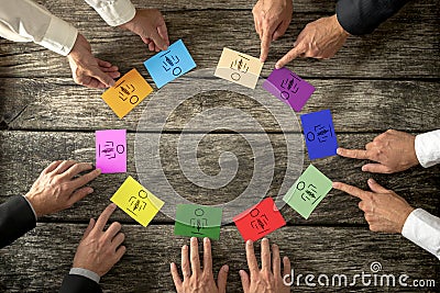 Successful business leaders creating diverse and competent busin Stock Photo