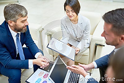 Successful Completion of Negotiations Stock Photo