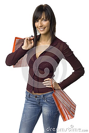 Successful female buyer Stock Photo