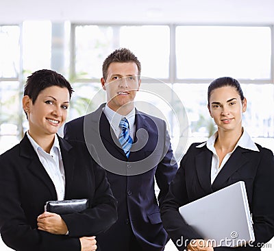 Successful young business people Stock Photo