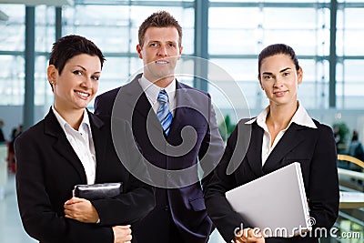 Successful young business people Stock Photo