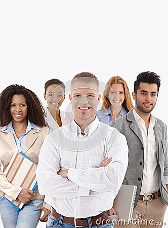 Successful young business team Stock Photo