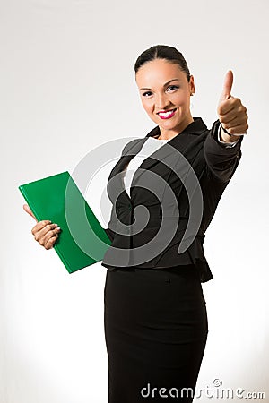 Successful young business woman Stock Photo