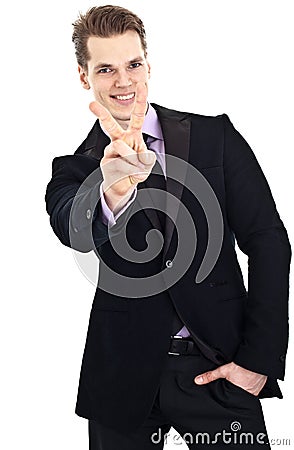 Successful young businessman Stock Photo