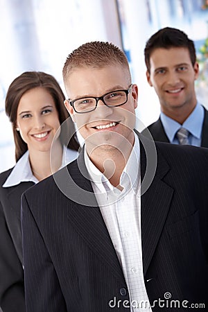 Successful young businessteam Stock Photo