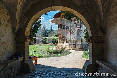 The Sucevita Monastery is a Romanian Orthodox monastery situated in the commune of Sucevitai Editorial Stock Photo