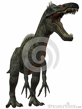 Suchomimus Tenerensis-3D Dinosaur Stock Photo