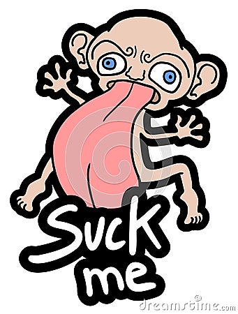 Suck me Vector Illustration