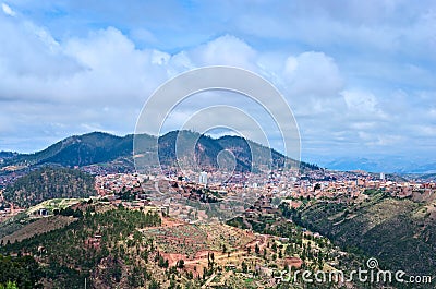 Sucre, capital of Bolivia Stock Photo