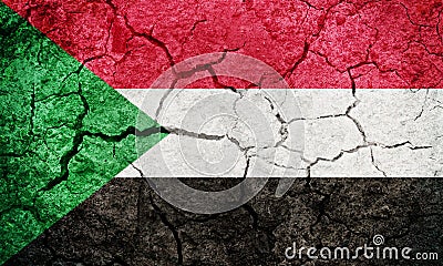 Sudan flag Stock Photo