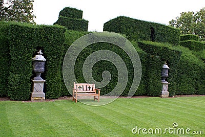 Sudeley Castle garden in Winchcombe, England Stock Photo