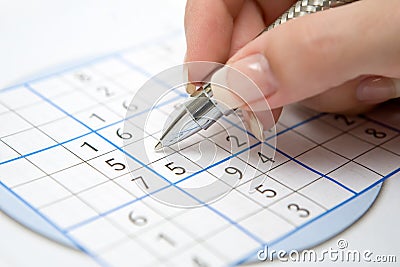 Sudoku Stock Photo