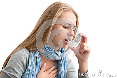 Suffering from asthma