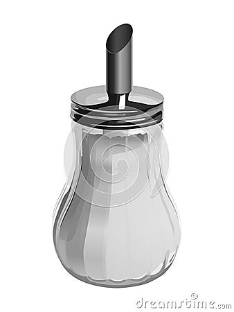 Sugar bowl Vector Illustration