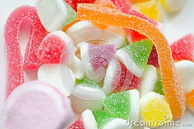 Sugar Coated Candy Stock Photo