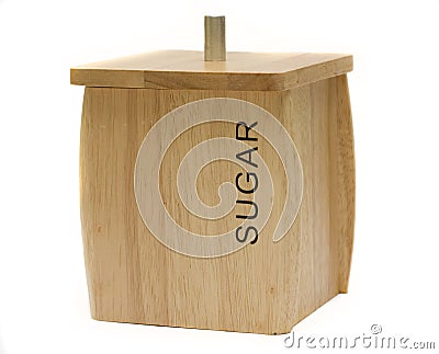 Sugar container Stock Photo