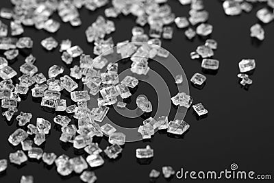 Sugar crystals Stock Photo